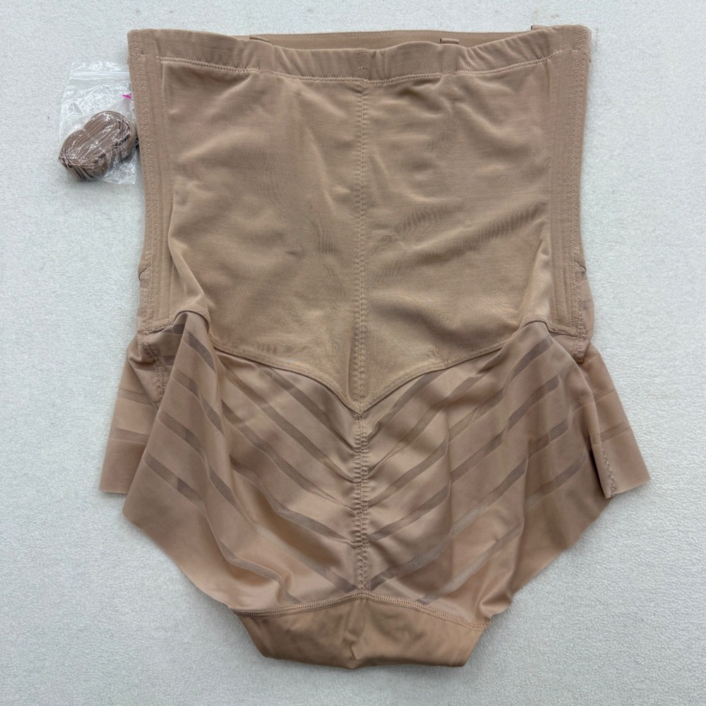 HONEYLOVE‎ Sculptwear High Waisted Brief Shaper Tan Nude Size 1X - Picture 2 of 4